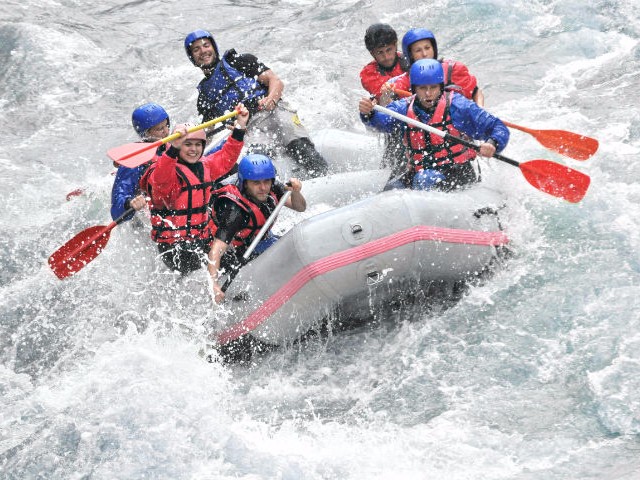 Go whitewater rafting