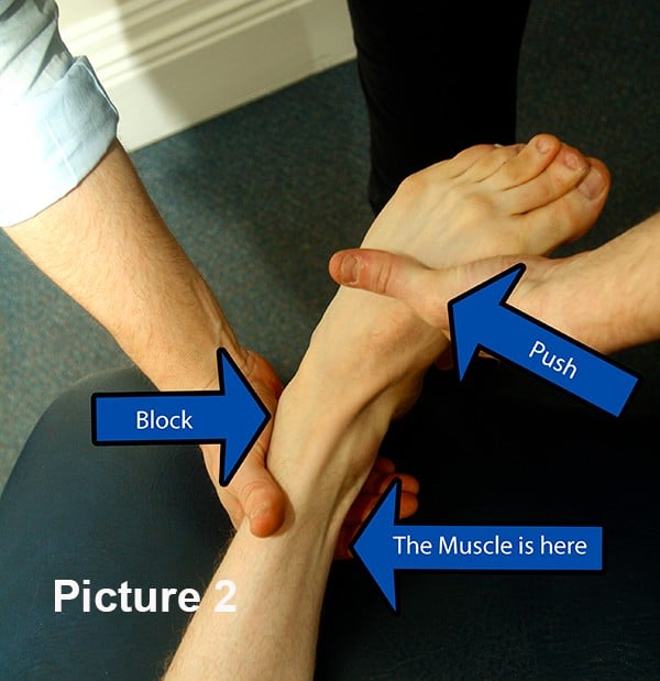 Foot turn in or inversion of the foot 