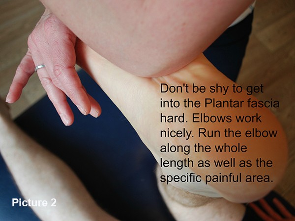 Elbow in Plantar fascia 