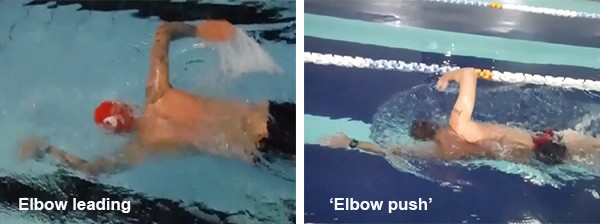 Elbow leading and 'Elbow push'