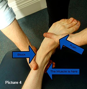 Foot inverter strength test