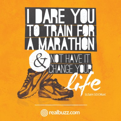 I dare you to train for a marathon and not have it change your life.