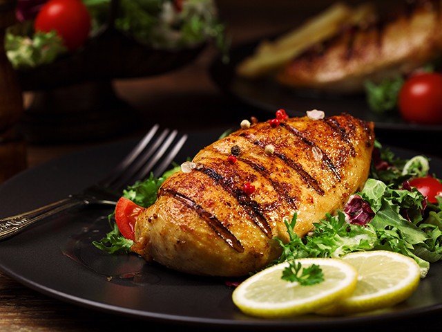 Grilled honey lime chicken breast 